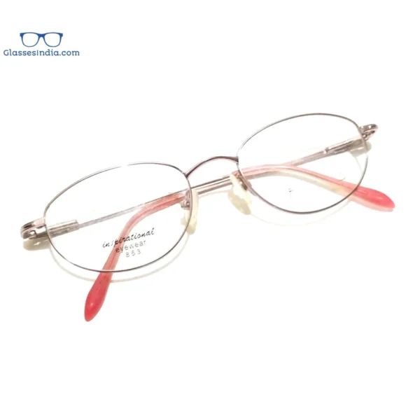 Pink Full Frame Blue Light Blocker Computer Glasses for Women - Image 2