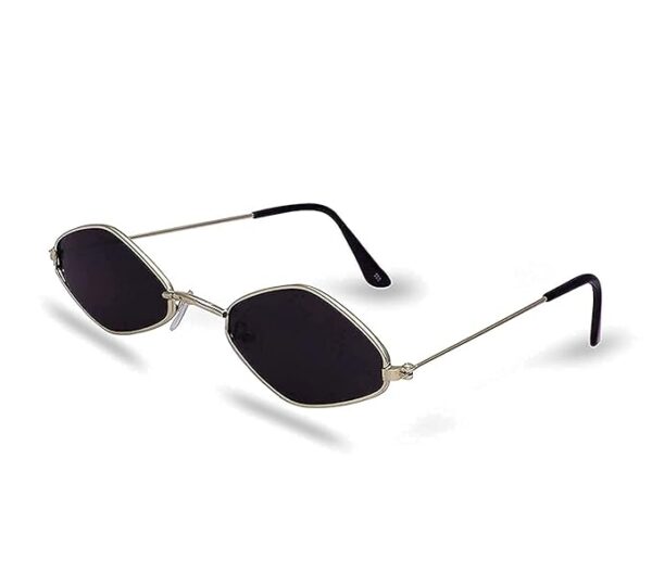 HAYDEN haiza Rex Market Black Diamond Shape Cateye Metal Sunglasses, Goggles For Women's 400 UV Protection - Image 2