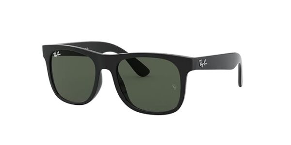 Ray-Ban Kids Boys UV Protected Green Lens Square Sunglasses - Image 2