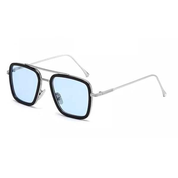 ELEGANTE Metal Body Rectangular inspired from Tony Stark Sunglasses, infinity War Iron Man Sunglasses for Men & Boys