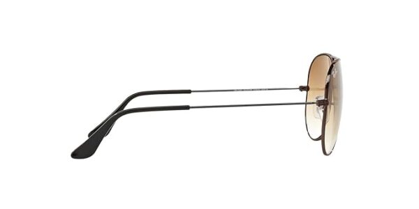 Ray-Ban Men Gradient Brown Lens Pilot Sunglasses - Image 5