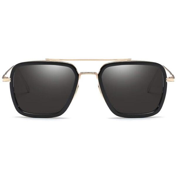 ELEGANTE Metal Body Rectangular inspired from Tony Stark Sunglasses, infinity War Iron Man Sunglasses for Men & Boys - Image 4