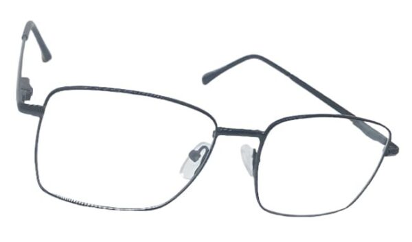 Metal frame with spring. free blue filter lens ,UV protection, anti glare,lightweight frame, ergonomic design, sleek silver finish, unisex design - Image 3