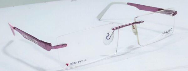 Discount Optical Plus rimless metal pink - Image 5