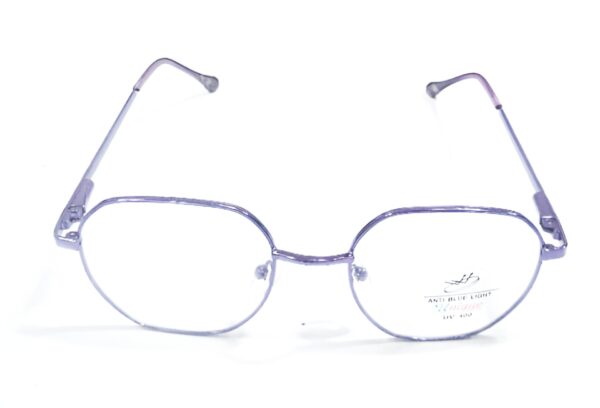 Discount Optical Plus purple tr full rim round blue cut computer glass for men and women - Image 3