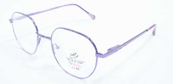 Discount Optical Plus purple tr full rim round blue cut computer glass for men and women
