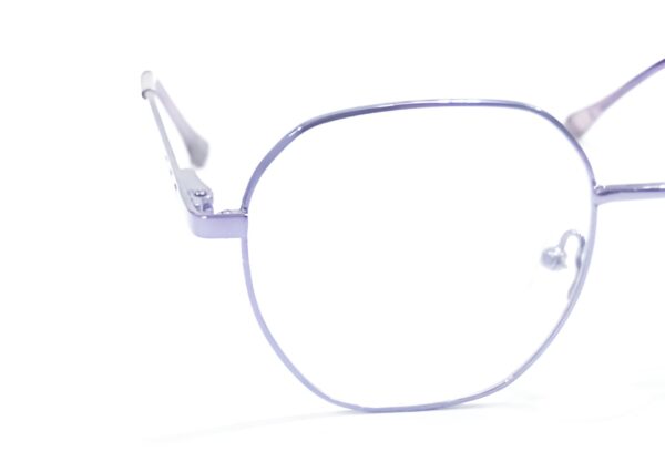 Discount Optical Plus purple tr full rim round blue cut computer glass for men and women - Image 4