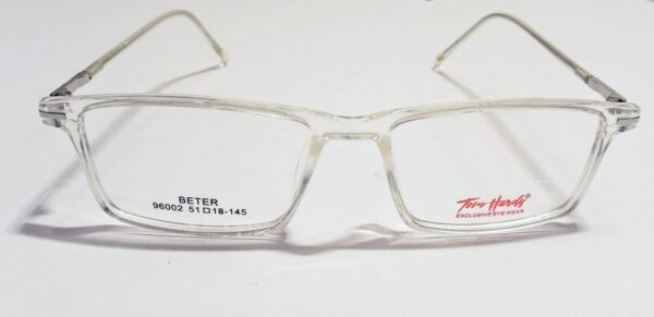 discount Optical Plus  Tom heardy white  full rim rectangular eye glasses - Image 3