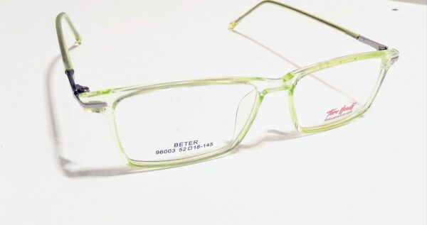 discount Optical Plus Tom heardy Green full rim rectangular eye glasses - Image 5