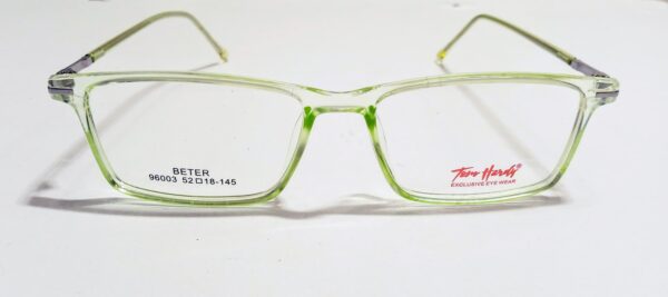 discount Optical Plus Tom heardy Green full rim rectangular eye glasses