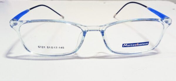 discount Optical Plus Meites banwe blue full rim rectangular eye glasses