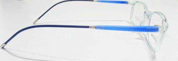 discount Optical Plus Meites banwe blue full rim rectangular eye glasses - Image 3