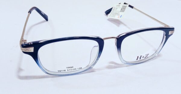 Discount Optical Plus H&Z Black fullrim rectangular eye glasses - Image 3