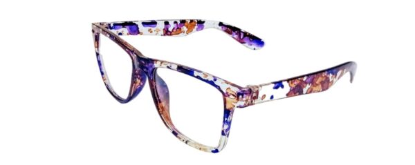 discount Optical Plus eye wear purple & brown fullrim round frame - Image 3