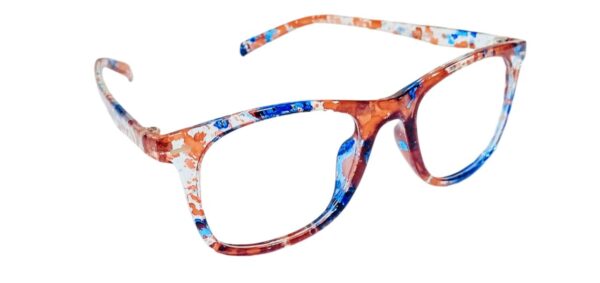 discount Optical Plus eye wear blue & red  fullrim round frame - Image 5