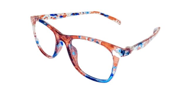 discount Optical Plus eye wear blue & red  fullrim round frame - Image 6