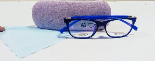 DISCOUNT OPTICAL PLUS Blue rectangular glasses - Image 4