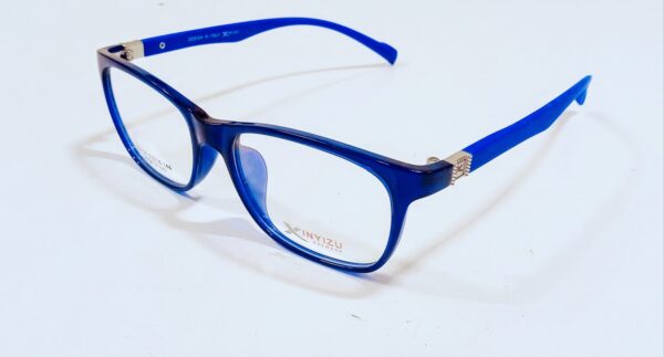 DISCOUNT OPTICAL PLUS Blue rectangular glasses - Image 3