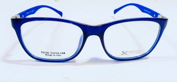 DISCOUNT OPTICAL PLUS Blue rectangular glasses