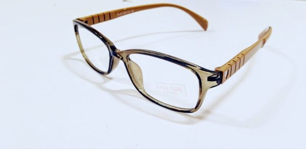 Discount Optical Plus eye wear brown fullrim rectangular frame - Image 3