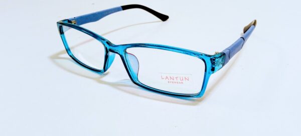 Discount Optical Plus eye wear Blue fullrim Rectangular Frame - Image 3