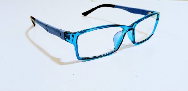 Discount Optical Plus eye wear Blue fullrim Rectangular Frame - Image 4