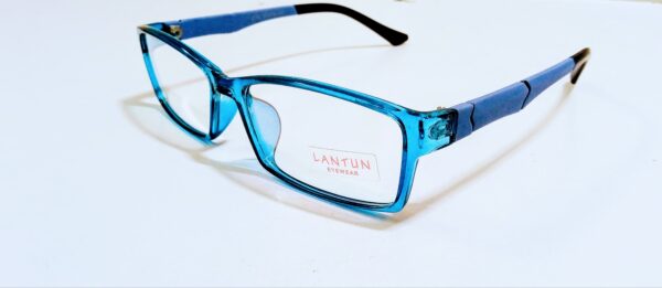 Discount Optical Plus eye wear Blue fullrim Rectangular Frame - Image 5
