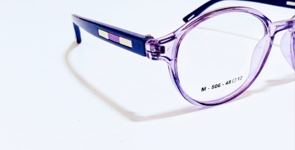 Discount Optical  Plus purple fullrim round frames - Image 2