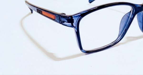 Discount Optical Plus eye wear  navy blues  fullrim rectangular frame - Image 3