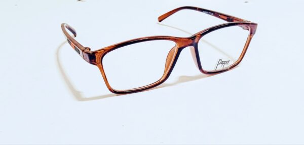 Discount Optical Plus eye wear brown fullrim rectangular frame - Image 3