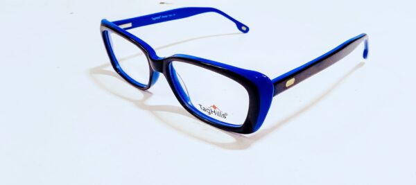 Discount Optical Plus blue fullrim cat eye frame - Image 3