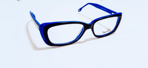 Discount Optical Plus blue fullrim cat eye frame - Image 4