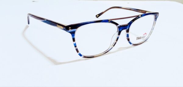 Discount Optical Plus blue wayfarer rimmed eye glasses - Image 5