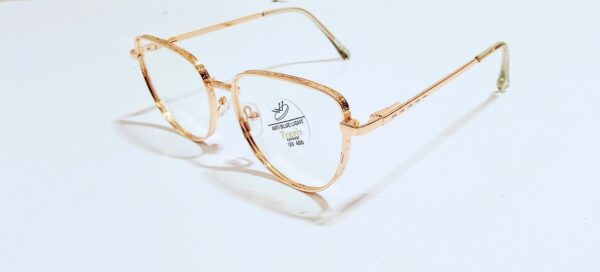 discount Optical Plus golden frame  
full-rim - Image 4