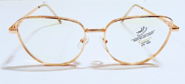discount Optical Plus golden frame  
full-rim