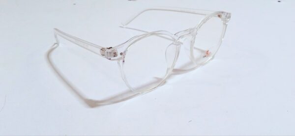 Discount Optical Plus White & clear fullrim rectangular frame - Image 5