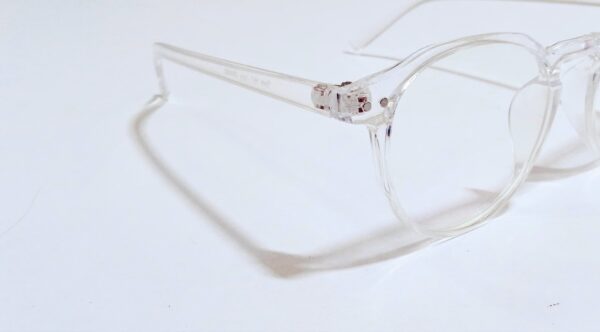 Discount Optical Plus White & clear fullrim rectangular frame - Image 2