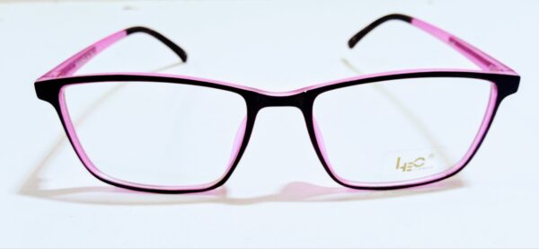 Discount Optical Plus Pink and black fullrim rectangular eye wear