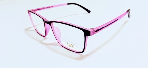 Discount Optical Plus Pink and black fullrim rectangular eye wear - Image 4