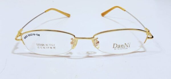 Discount Optical Plus rimles metal Golden frame