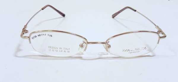 Discount Optical Plus rimless metal silver  frame