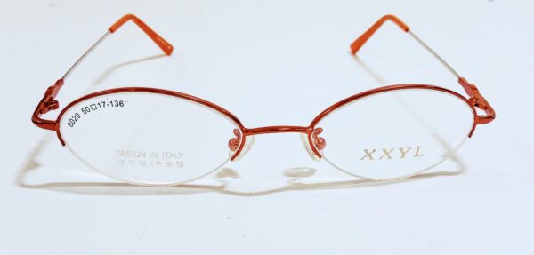 Discount Optical Plus eye wear rimless metal red  frame