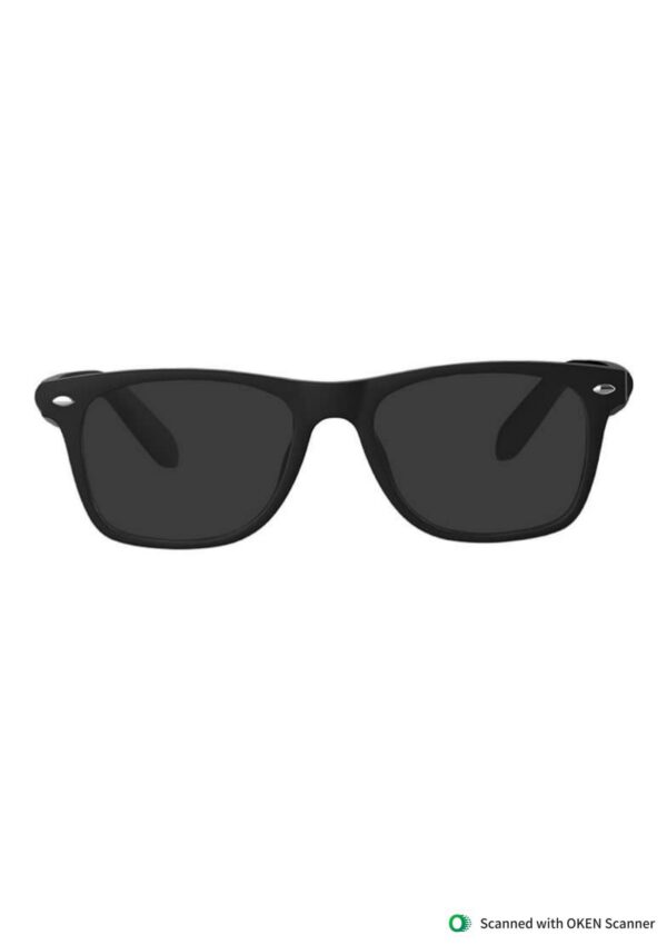 HX HEXA SMART BLUTOOTH GLASSES Audio Rectangular Polarized Sunglasses, Bluetooth 5.0 Version Wireless, Open Ear Style Listen Music and Calls - Pack of 1 (Black Frame-black Lens, One Size) - Image 9