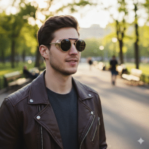 Retro Steampunk Round Sunglasses with Metal Mesh Side Shields – UV400 Protection – Unisex Iron Man Style Goggles