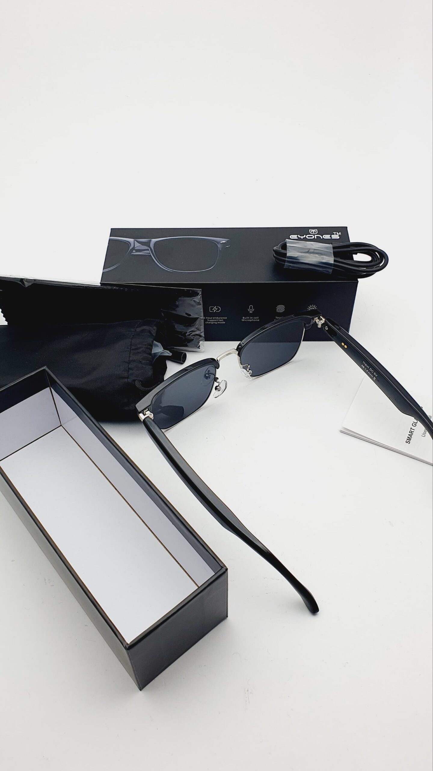 Smart Bluetooth Audio Sunglasses - Open-Ear Wireless Music & Calling Eyewear with UVA/UVB Protection - Image 5