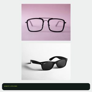 Clip On Black Frame + Amber Magnetic Lens — Demo